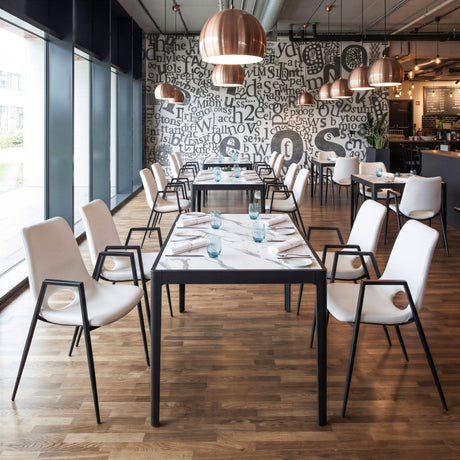 Desi White Dining Chair (Set of 2) by Zuomod at Eve Furniture
