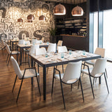 Desi White Dining Chair (Set of 2) by Zuomod at Eve Furniture