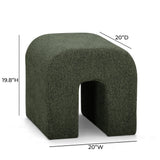 Desi Woven Performance Fabric Ottoman by TOV Furniture at Eve Furniture