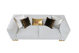 Designer Off-White Living Room Set by New Era Innovations at Eve Furniture