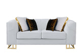 Designer Off-White Living Room Set by New Era Innovations at Eve Furniture