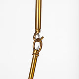 Desousa II Brass-Toned Metal Multi-Arm Three Light Chandelier by Mercana at Eve Furniture