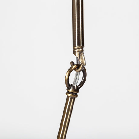 Desousa II Champagne Metal Multi-Arm Three Light Chandelier by Mercana at Eve Furniture