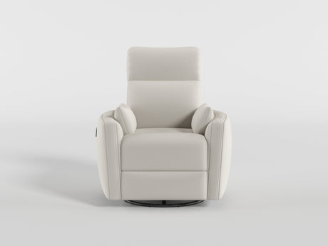 Desso Beige Swivel Glider Reclining Chair by Homelegance at Eve Furniture