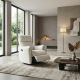 Desso Beige Swivel Glider Reclining Chair