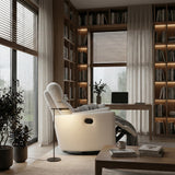 Desso Beige Swivel Glider Reclining Chair