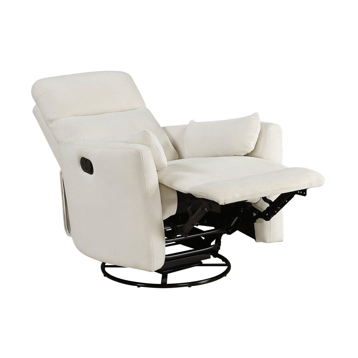 Desso Beige Swivel Glider Reclining Chair