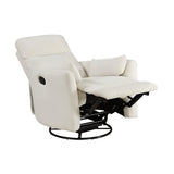 Desso Beige Swivel Glider Reclining Chair