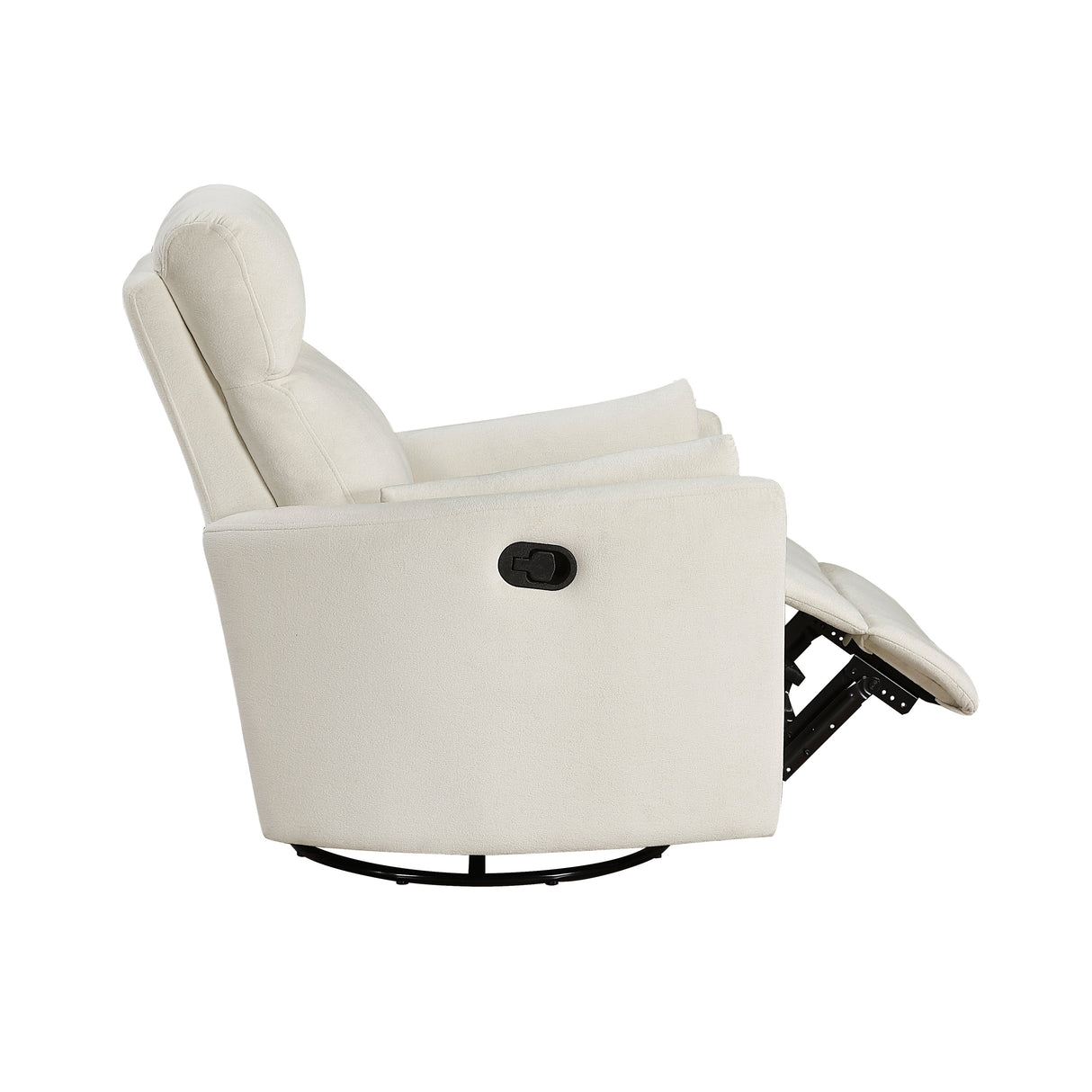 Desso Beige Swivel Glider Reclining Chair