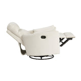 Desso Beige Swivel Glider Reclining Chair