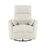 Desso Beige Swivel Glider Reclining Chair