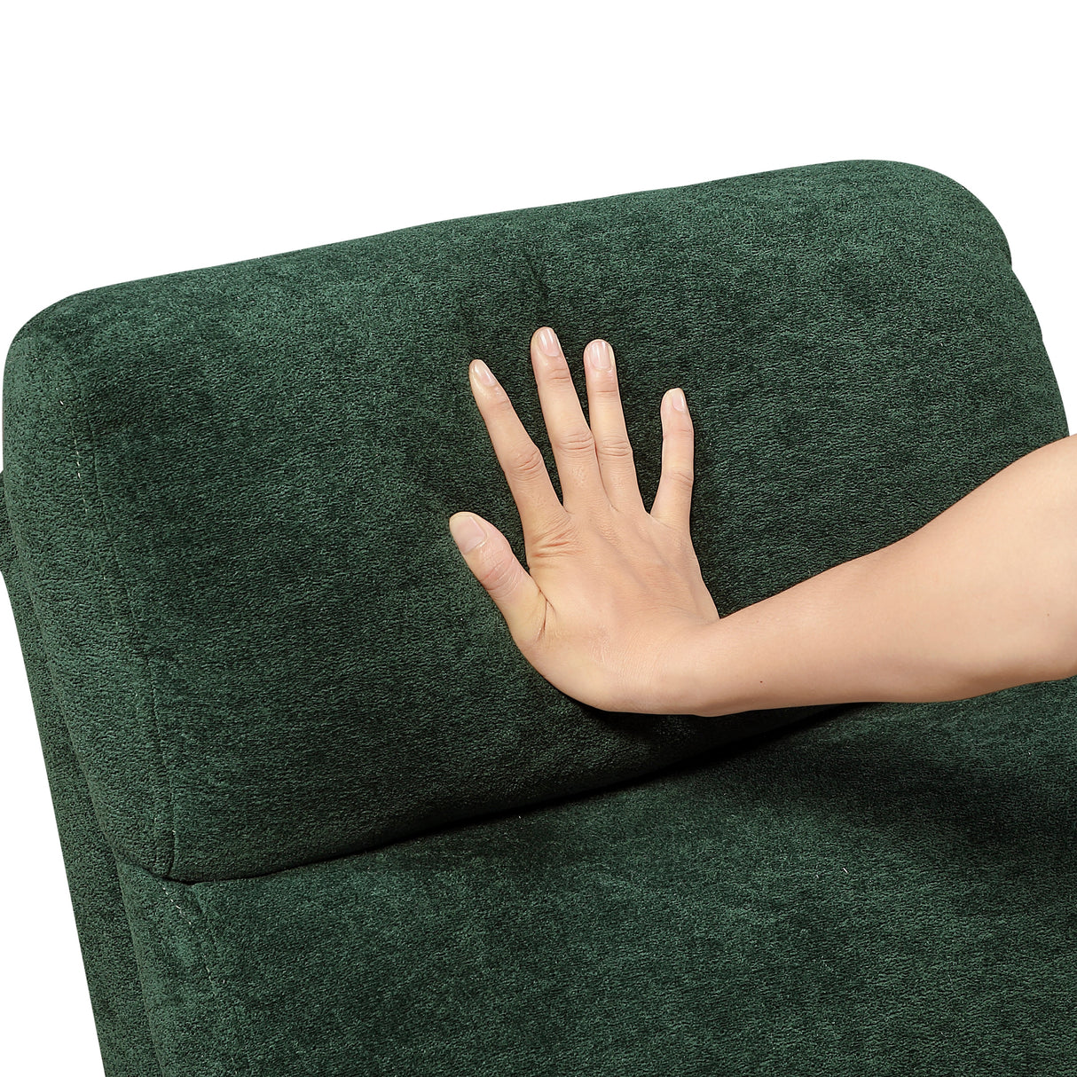 Desso Green Swivel Glider Reclining Chair