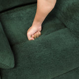 Desso Green Swivel Glider Reclining Chair