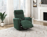 Desso Green Swivel Glider Reclining Chair