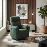 Desso Green Swivel Glider Reclining Chair