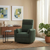 Desso Green Swivel Glider Reclining Chair