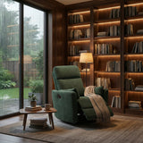 Desso Green Swivel Glider Reclining Chair
