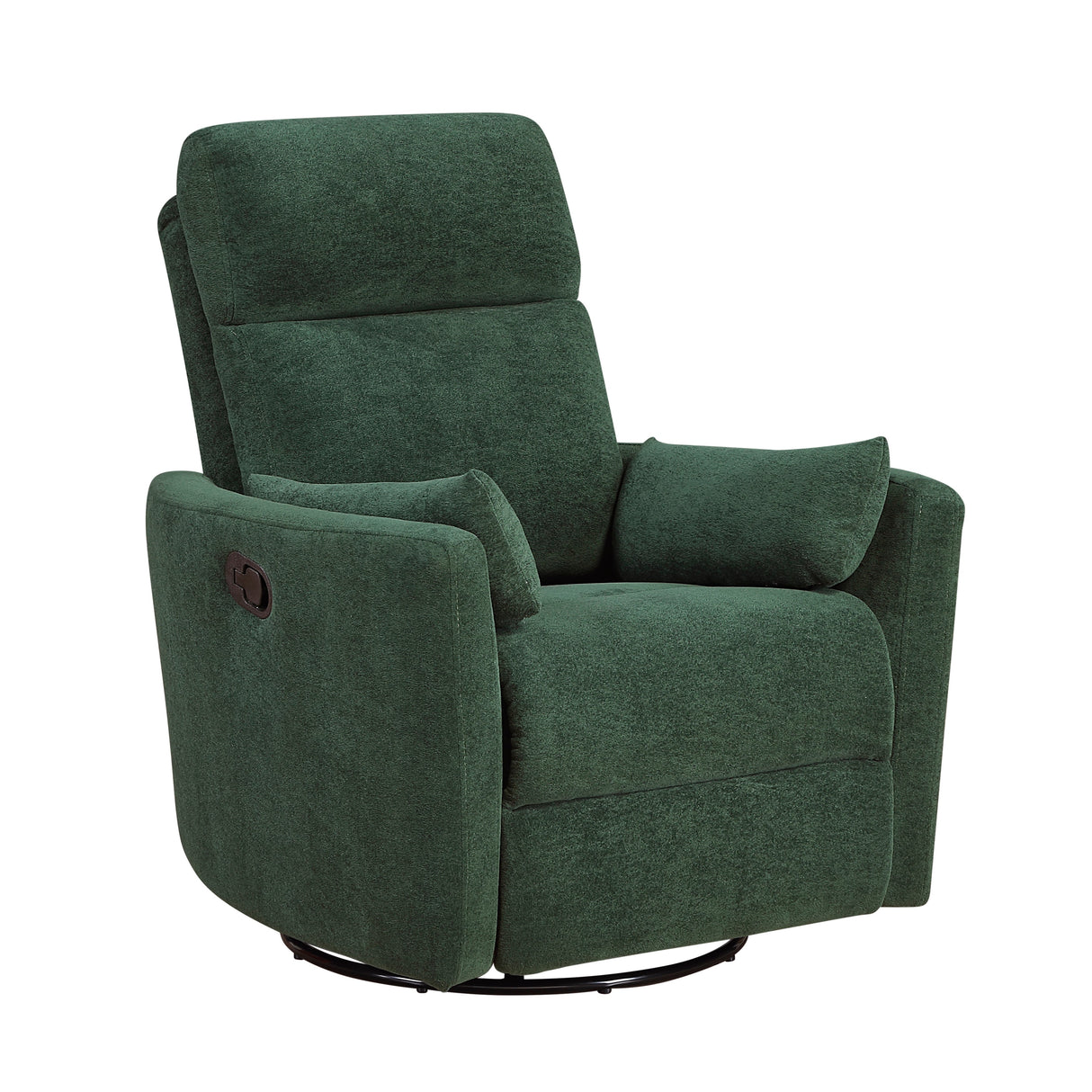 Desso Green Swivel Glider Reclining Chair