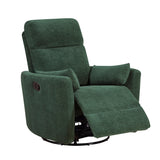Desso Green Swivel Glider Reclining Chair