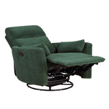 Desso Green Swivel Glider Reclining Chair