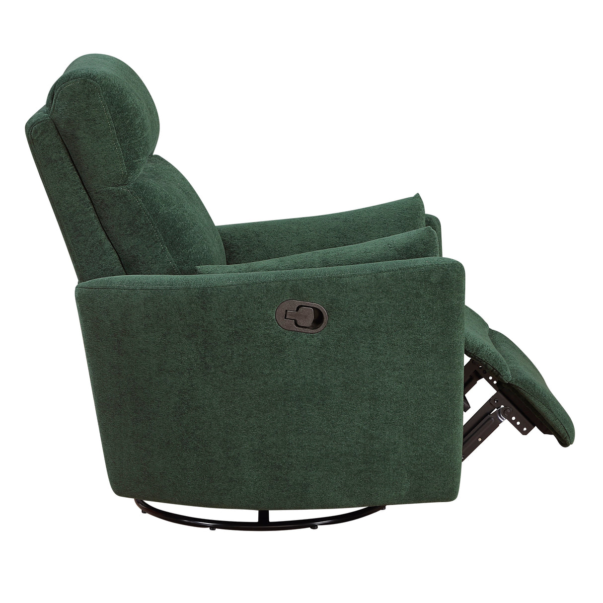 Desso Green Swivel Glider Reclining Chair