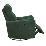 Desso Green Swivel Glider Reclining Chair