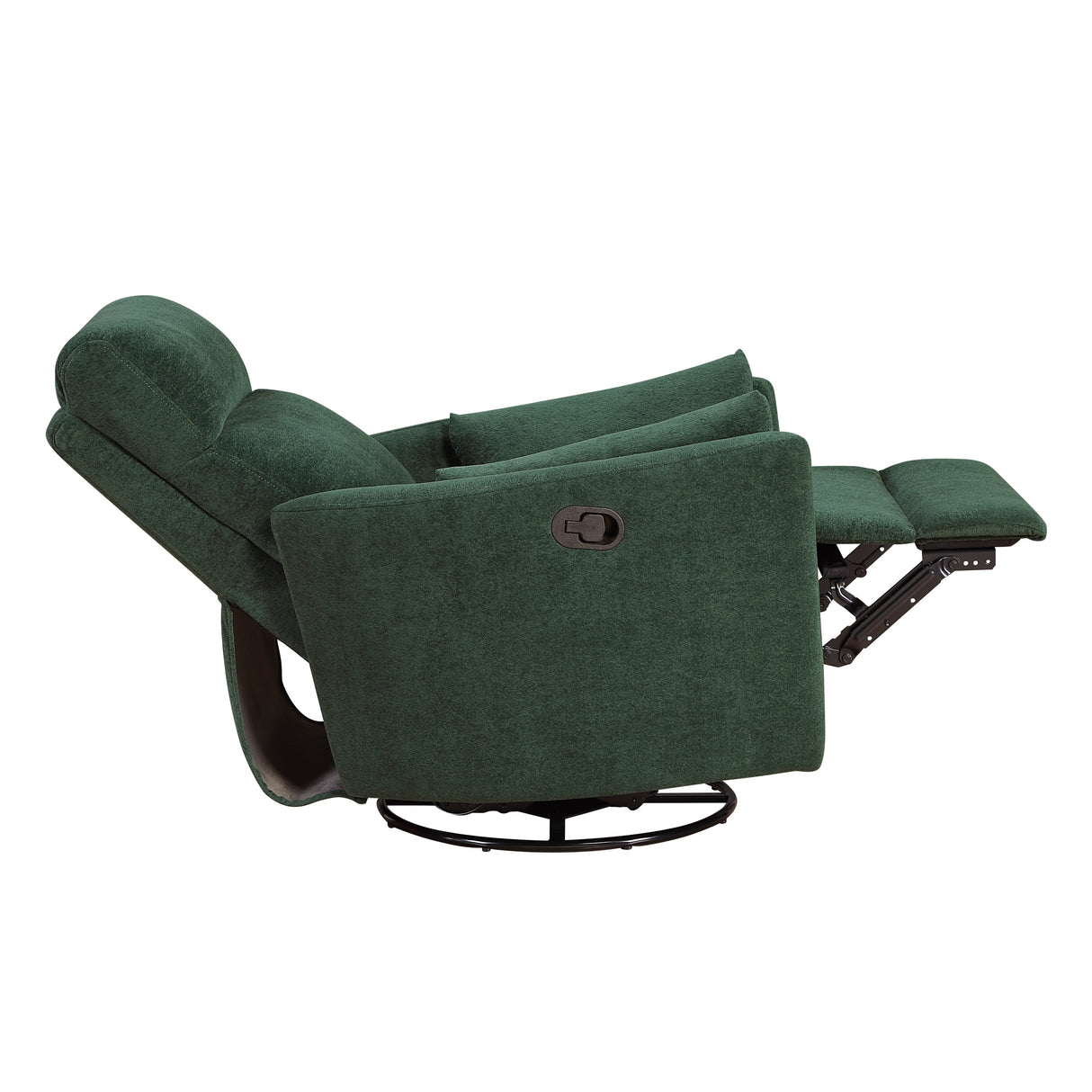 Desso Green Swivel Glider Reclining Chair