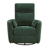 Desso Green Swivel Glider Reclining Chair