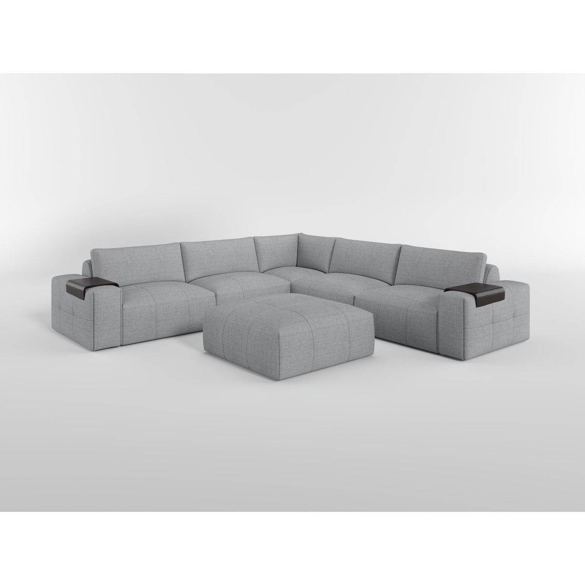 Desso Orange Swivel Glider Reclining Chair