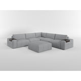Desso Orange Swivel Glider Reclining Chair