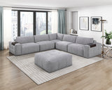 Desso Orange Swivel Glider Reclining Chair