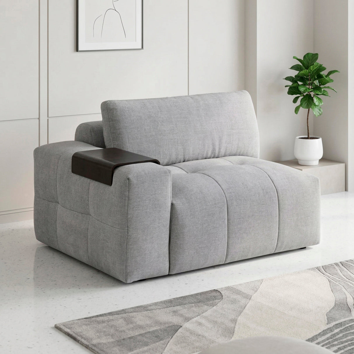Desso Orange Swivel Glider Reclining Chair