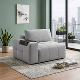 Desso Orange Swivel Glider Reclining Chair