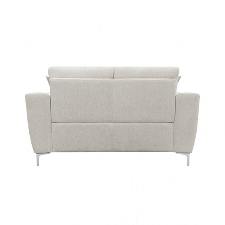 Desta Light Taupe Brown Loveseat by Furniture of America at Eve Furniture