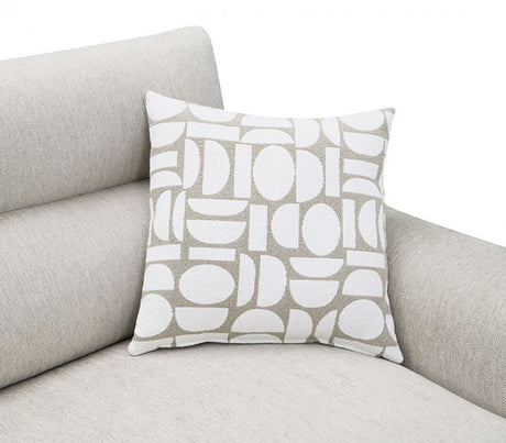 Desta Light Taupe Brown Loveseat by Furniture of America at Eve Furniture