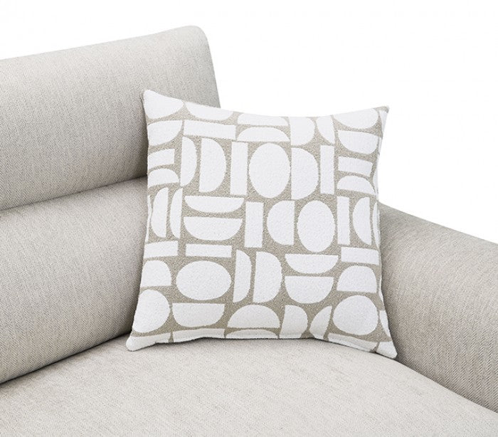 Desta Light Taupe Brown Sofa by Furniture of America at Eve Furniture