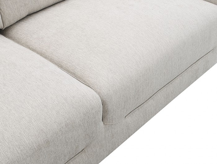 Desta Light Taupe Brown Sofa by Furniture of America at Eve Furniture