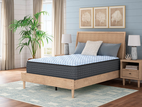 Destin Cove Plush Blue Hybrid Queen Mattress by Ashley at Eve Furniture