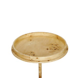 Destin Natural Burl Designer Side Table by TOV Furniture at Eve Furniture