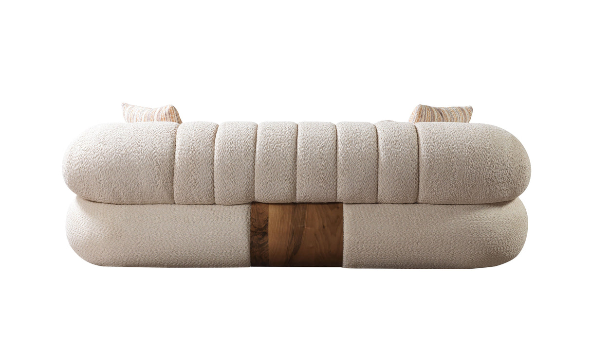 Destina Ivory Boucle Sofa & Loveseat