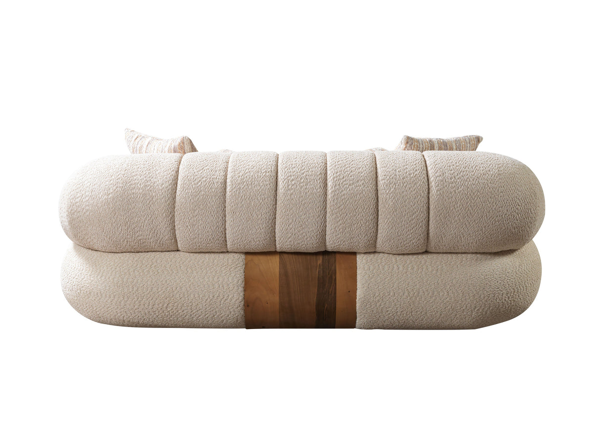 Destina Ivory Boucle Sofa & Loveseat