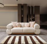 Destina Ivory Boucle Sofa & Loveseat