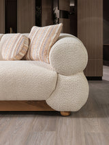 Destina Ivory Boucle Sofa & Loveseat