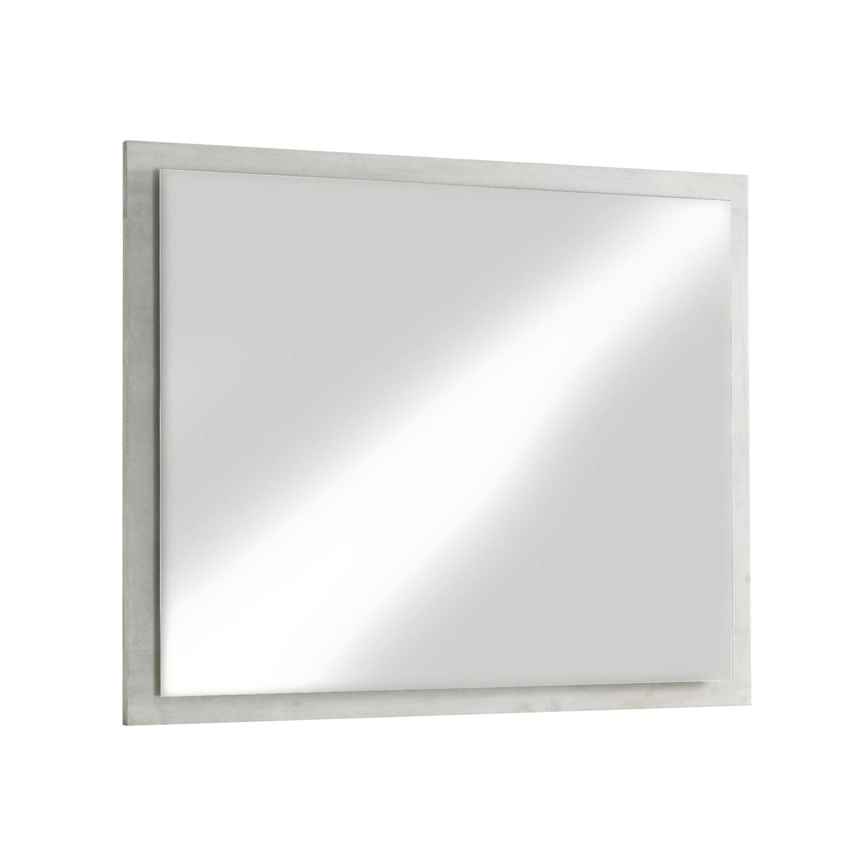 Destination Floating Glass Mirror in Cotton Grey by Modus Furniture at Eve Furniture