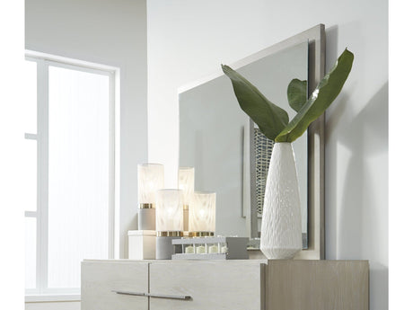 Destination Floating Glass Mirror in Cotton Grey by Modus Furniture at Eve Furniture