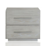 Destination Two Drawer Nightstand in Cotton Grey by Modus Furniture at Eve Furniture