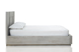Destination Wood Queen Panel Bed in Cotton Grey by Modus Furniture at Eve Furniture