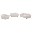 Destino 3-piece Chenille Splayed Arm Sofa Set Greige by Coaster at Eve Furniture