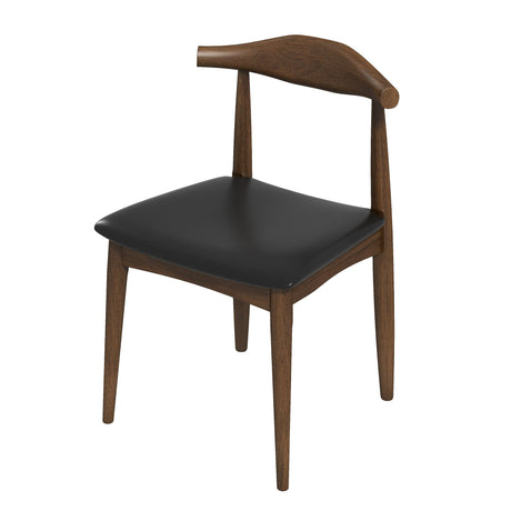Destiny Black PU Dining Chairs (Set Of 2) by Ashcroft Furniture at Eve Furniture
