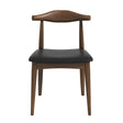 Destiny Black PU Dining Chairs (Set Of 2) by Ashcroft Furniture at Eve Furniture